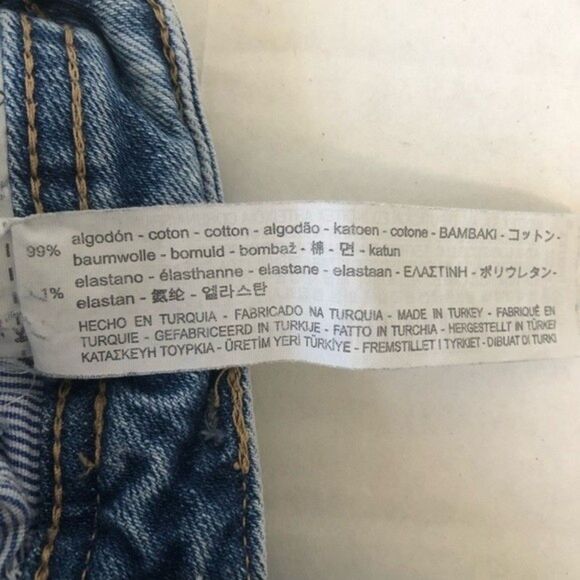Zara Distressed Jeans Size 00 Some Stretch - Picture 9 of 12